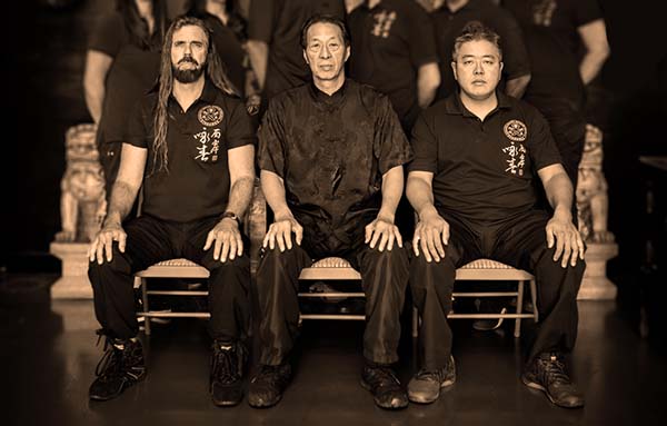 Seated Left to RIght, Sifu Bryan Talbot, Sifu Samuel Kwok, Sifu Sung Choi