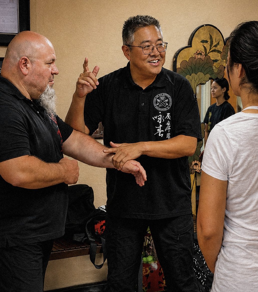 Sifu Sung Choi teaching Wing Chun at West Coast Wing Chun San Diego