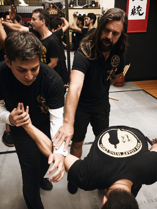 Sifu Bryan Talbot teaching Wing Chun at the Siu Lim Tao level