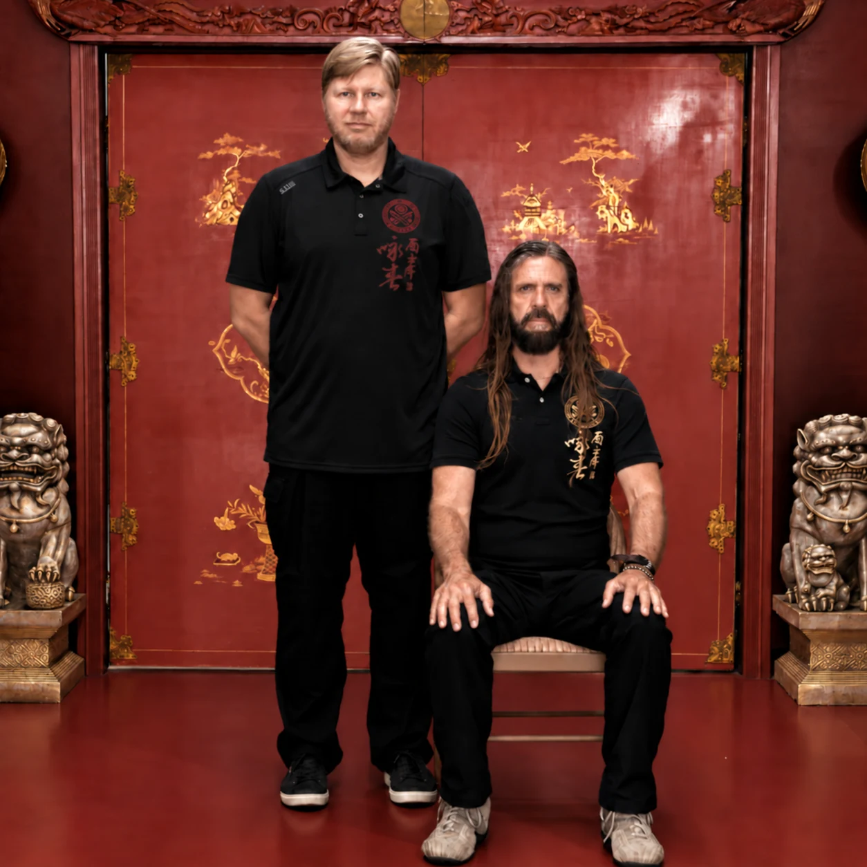 Jyun Lo Si Garrett Vice with Master Bryan Talbot of West Coast Wing Chun